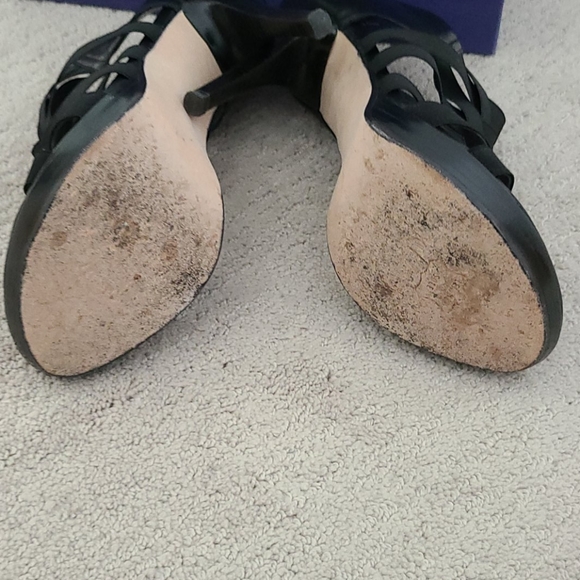 Start Weitzman Black Elastic Heels - Picture 7 of 7